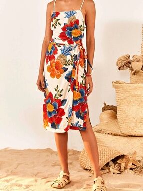 BNWOT pineapple Farm Rio Dress